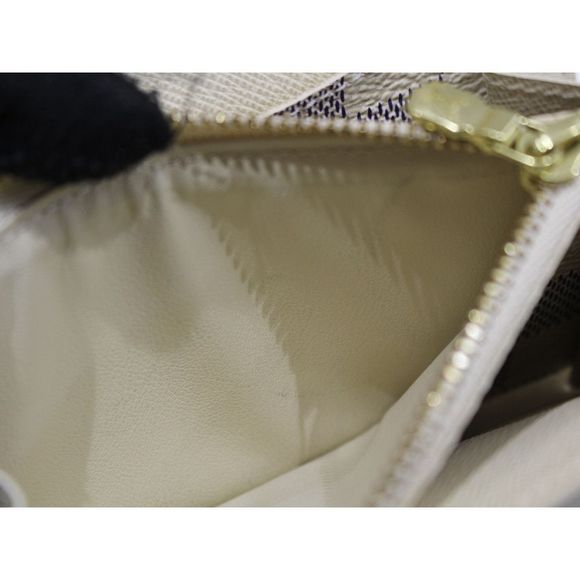 Louis Vuitton Nylon Pochette Solo Pouch Belt Bag Damier Azur - Picture 8 of 9